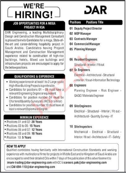 Job Vacancies at DAR.